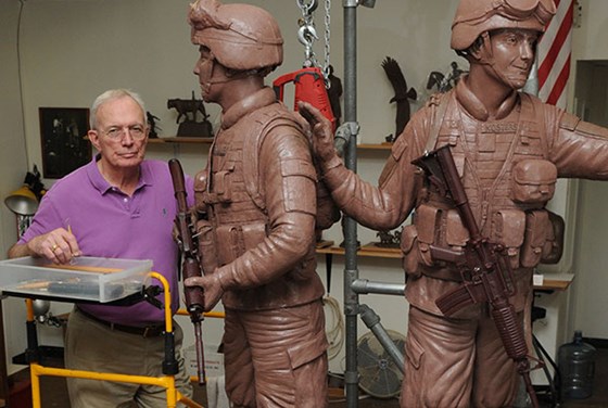 Texas bronze sculptor: Monumental Sculptor